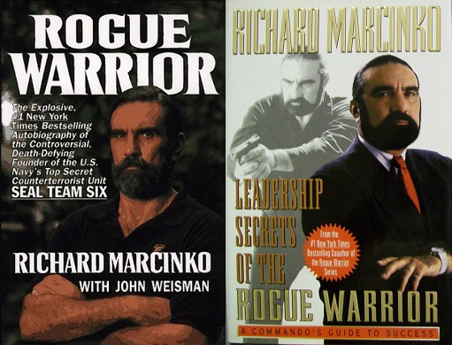 Rogue Warrior book covers